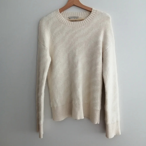 Everlane The Alpaca Tiger Jacquard Crewneck Sweater Wool Alpaca Blend Small - Picture 3 of 16